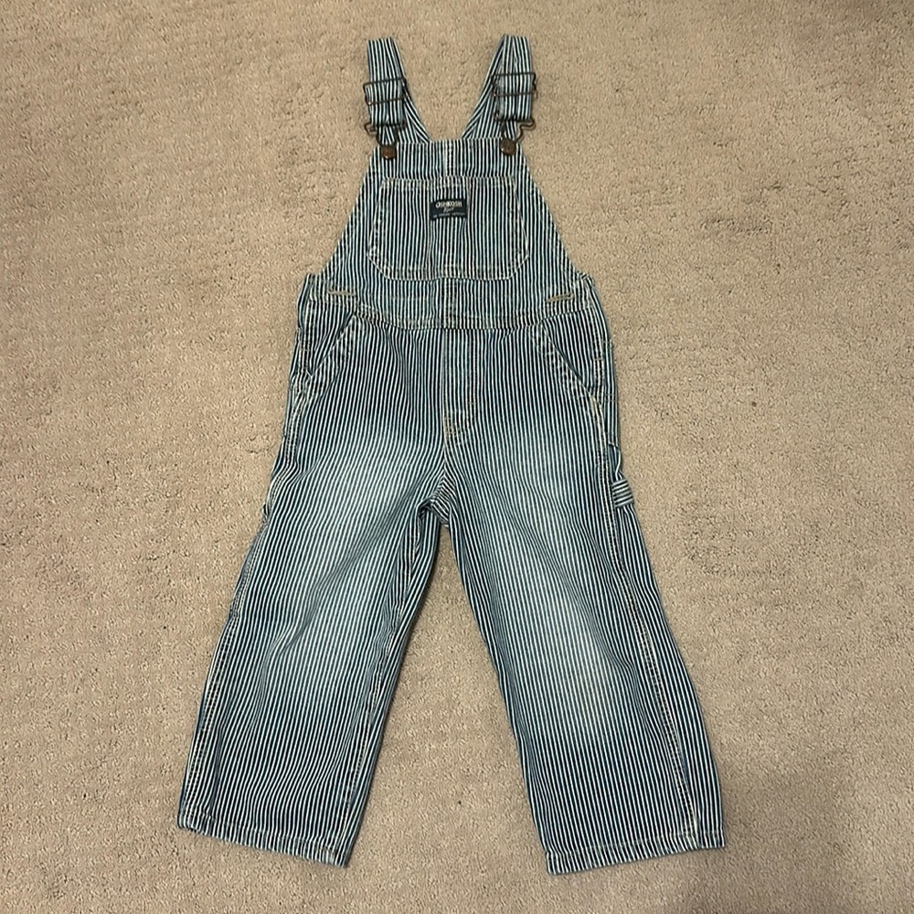 Vintage OshKosh B’Gosh pinstripe railroad overalls